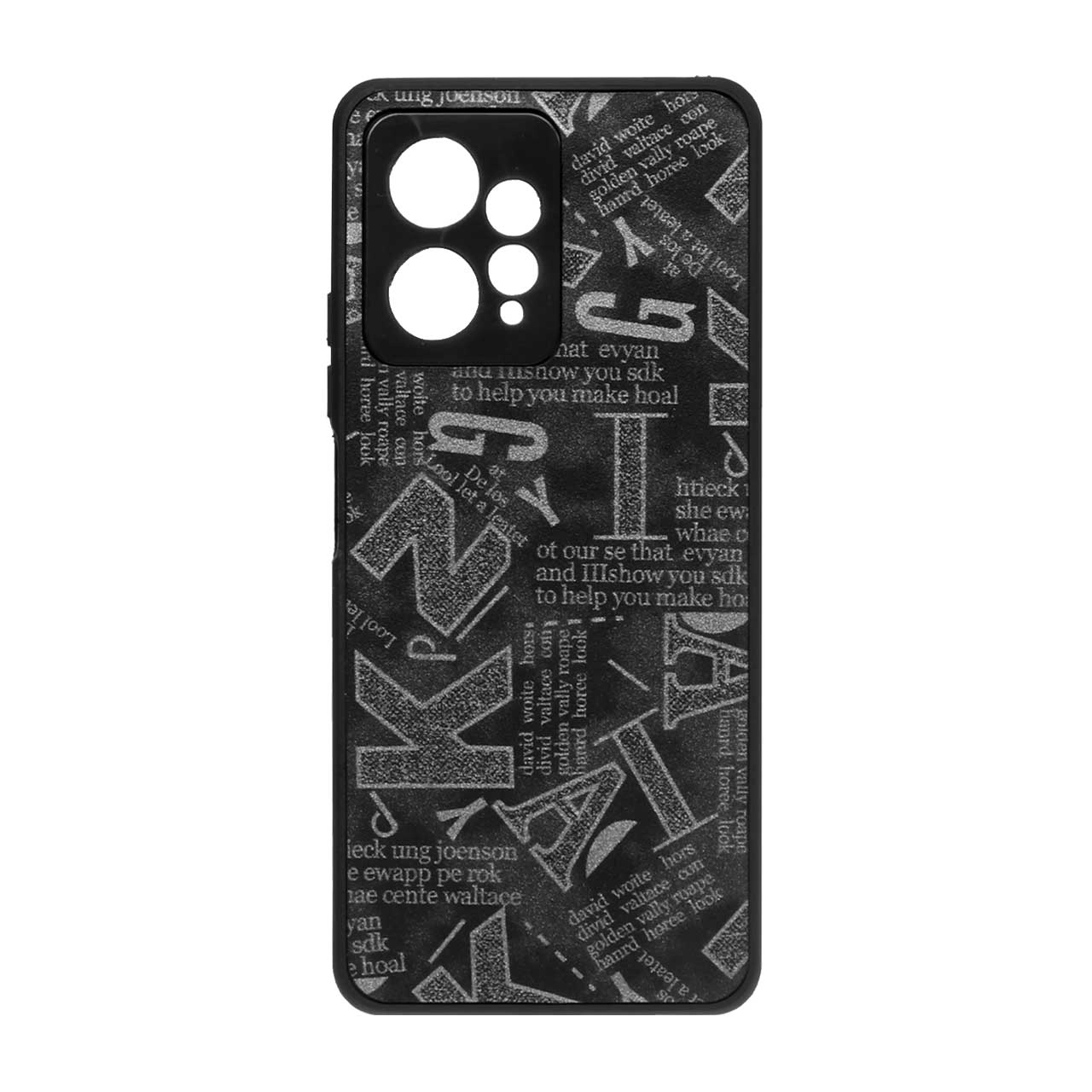 قاب آلفابت محافظ لنزدار Xiaomi Redmi Note 12 4G -